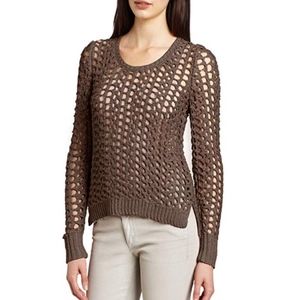 Lucky Brand Pullover Sweater Bronze Metallic Small